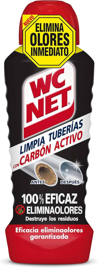 Wc Net Limpia Tuberías con Carbón activo 700ml por 5.23€