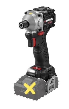 Accu-slagschroevendraaier 1/4" 20 V zonder accu en lader voor €29,99