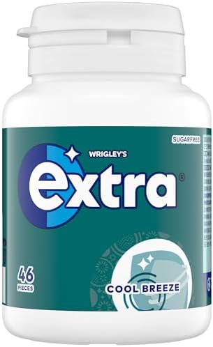 Extra Wrigley's Cool Breeze Mint Sugar Free Chewing Gum Bottle 46 Pcs - £1.62 S&S