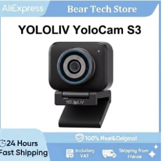 YOLOLIV YoloCam S3 4K webcam voor €175 bij AliExpress