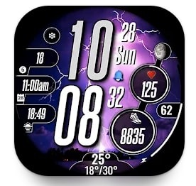 Animated Real Weather Digital voor Android gratis