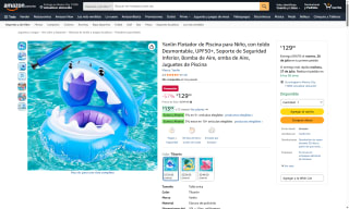 Flotador de Piscina Yanlin para Niño por $129 | Oferta Amazon