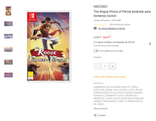 The Rogue Prince of Persia para Nintendo Switch por $639 | Oferta Liverpool