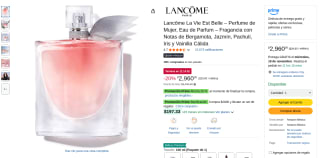 Kit Regalo Lancôme La Vie Est Belle por $1,402 | Oferta Amazon (INVEX)