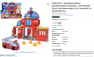 PAW Patrol - Brandweerkazerne voor €29,99 bij Amazon