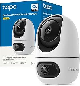 Tapo C245D Cámara de vigilancia WiFi Interior con Doble Lente 2K por 49.99€