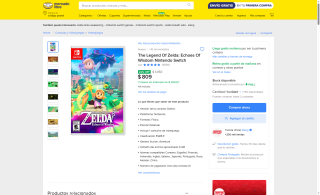 The Legend of Zelda: Echoes of Wisdom por $724 | Mercado Libre