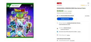 Dragon Ball Sparking Zero Xbox por $549 | Walmart