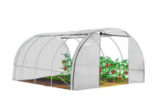 Serre de jardin tunnel blanche 4 saisons à 180,99€