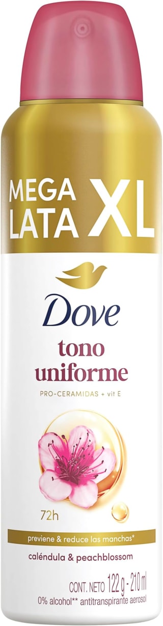 Dove XL Aerosol Tono Uniforme Caléndula 210ml por $63 | Amazon