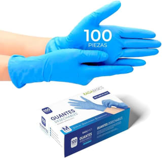 Guantes Nitrilo 100 Unidades Mediano Azul por $71 | Amazon