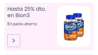 Hasta -25% de Descuento en Bion3.