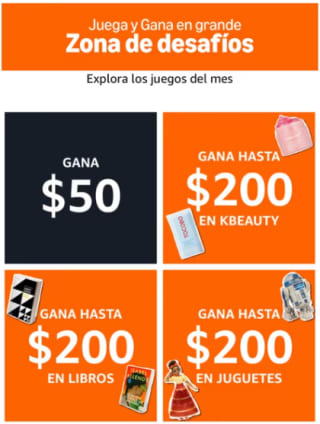 Hasta $1,200 en Descuentos | Ruletas Amazon | Zona Desafíos