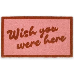 Felpudo Wish You Were Here de Fibra de Coco 70x40 cm con Base Antideslizante a 2.99€