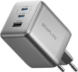 Chargeur USB-C EcoFlow Rapid Pro 100W GaN - 3 ports à 25,34€