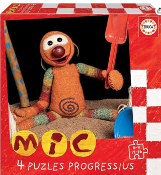 Educa - Mic. Set de 4 Puzzles Infantiles Progresivos de 6, 9, 12 y 16 Piezas. 4.20€