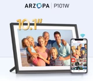 ARZOPA Digitale Fotolijst 1280x800 IPS Touchscreen voor €31,39 dmv code bij ALiexpres