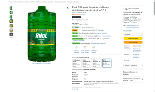 Pinol El Original 5.1L por $100 | Oferta Amazon