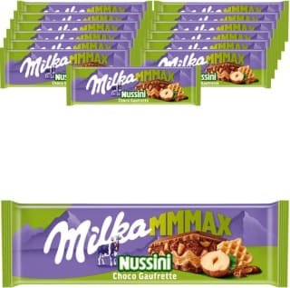 13 Milka Mmmax chocoladereep hazelnoot voor €24,29 bij Bol