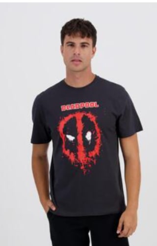 Camiseta Deadpool Camiseta Hombre Marvel Gris por 4.99€