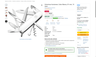 Navaja Victorinox 91mm por $940 | Oferta Amazon