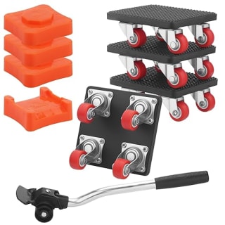 Juego Elevador Mueble 4 Ruedas 500kg por 20,66€