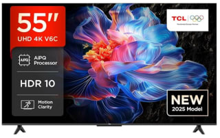 TV LED 55 TCL 55V6C Smart TV HDR 4K Dolby Audio Motion 60hz 2025 à 422,57€