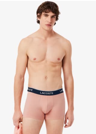 Lot de 3 boxers courts coton stretch à 27€