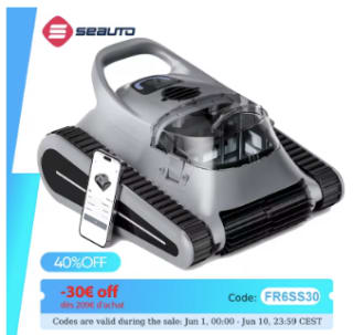Seauto Crab Pro robotzwembadstofzuiger voor €200,03 bij AliExpress