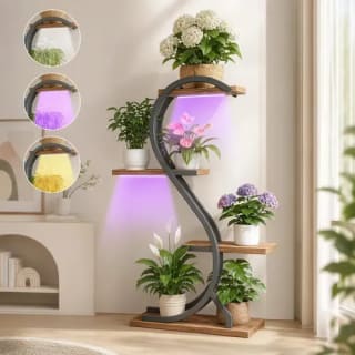 Soporte para Macetas 4 Niveles con LED por $699 | Oferta Mercado Libre