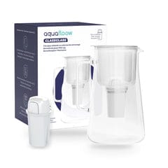 Aquafloow AF104 Jarra Filtradora de Vidrio Borosilicato 3L por 14.99€