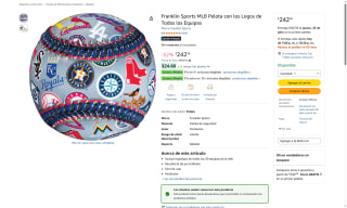 Pelota de Béisbol MLB Franklin Sports por $242 | Oferta Amazon