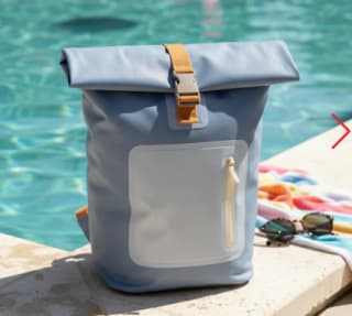 Mochila Cooler Impermeable 15Lt Celeste con 30%OFF disponible en copec