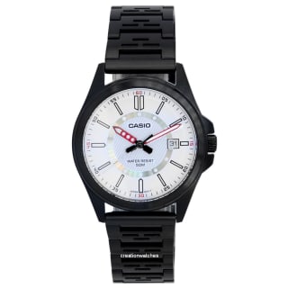 Casio Reloj analógico de cuarzo con esfera blanca MTP-E700B-7E por 49€