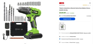 Shendy Vendy AA2015-30 20V 1.5Ah por $430 | Walmart