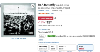 Kendrick Lamar - To Pimp A Butterfly (2 LP) voor €19,50 bij Amazon