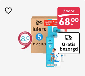 2 Etos maandboxen luiers of luierbroekjes vanaf €36,80 bij Etos