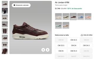 Tenis Nike Air Jordan 4 RM para Mujer por $1,749