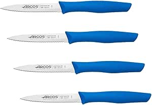 4 cuchillos Arcos Serie Nova Mondador Hoja Serrada Acero Inoxidable 100 mm por 7.96€