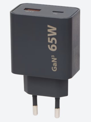 Cargador rápido GaN³ Sitecom USB-C y USB-A por 6.95€
