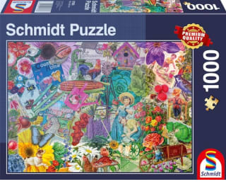 Puzzle 1000 Piezas marca Schmidt Spiele 57383 Happy Gardening por 8.44€