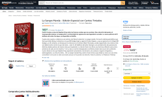 La Sangre Manda - Edición Especial Stephen King por $449 | Oferta Amazon