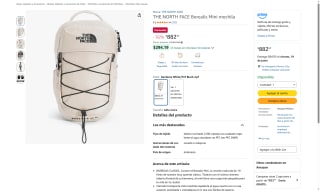 Mochila THE NORTH FACE 10L por $883 | Oferta Amazon
