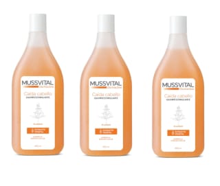 3 x Mussvital Dermactive Champú Anticaída Estimulante con Scutellaria 400 ml a 2.97€
