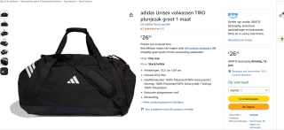Adidas tas voor €26,95