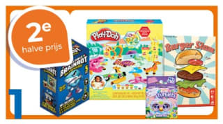 Alle speelgoed 2e halve prijs bij Trekpleister