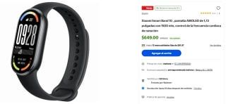 Xiaomi Smart Band 10 Negro por $649 | Walmart