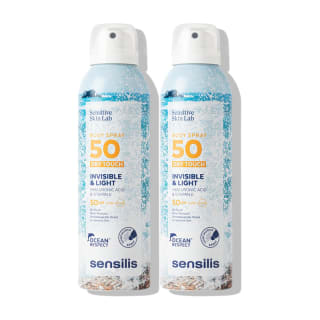 Pack Sensilis Body Spray Dry Touch SPF50 Protector Solar 2 x 200 ml por 9.99€