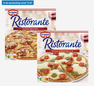 2 DR. OETKER Ristorante pizza's voor €4 bij de ALdi