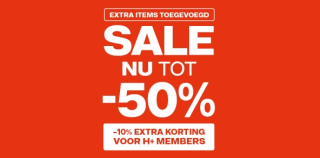 10% korting extra korting op sale voor HPLUS member bij vanHaren
